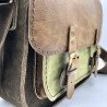 Sac "Cartable" Marron / Vert