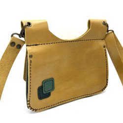 Escarcelle jaune / vert / marron