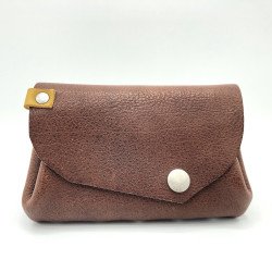 Porte-monnaie Marron / Moutarde
